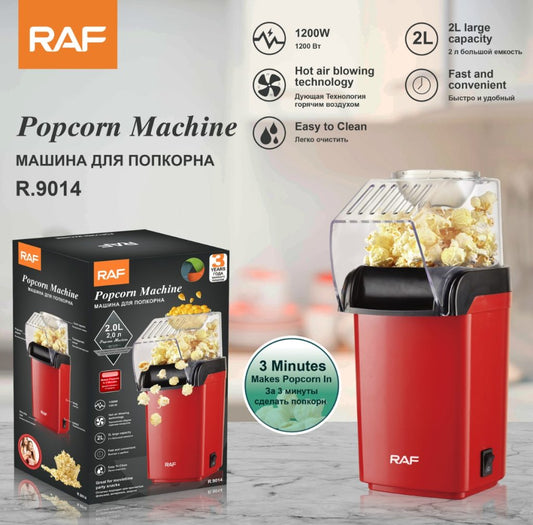 RAF Electrical Stand Up Hot Air Circulation Home Caramel Mini Popcorn Maker Machine R 9014