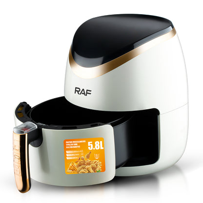 RAF Air Fryer 5.8L Double Pot Non-stick Basket Touch Screen 5234