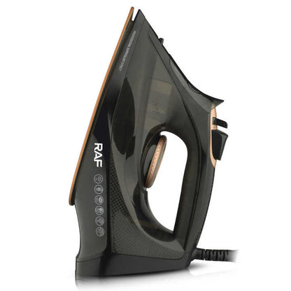 RAF New Product Electric Steam Iron Thermostat Controlled Vertical Steaming Water Spray 2200w 330ml Water tank Burst of Steam R1167