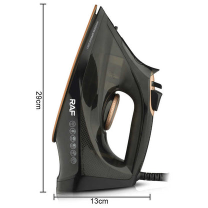 RAF New Product Electric Steam Iron Thermostat Controlled Vertical Steaming Water Spray 2200w 330ml Water tank Burst of Steam R1167