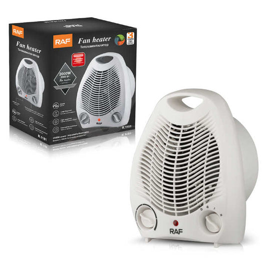 RAF Fan Heater Desktop Electric Heating Fan Mini Electric Heater for Hotel Household and Office R1181