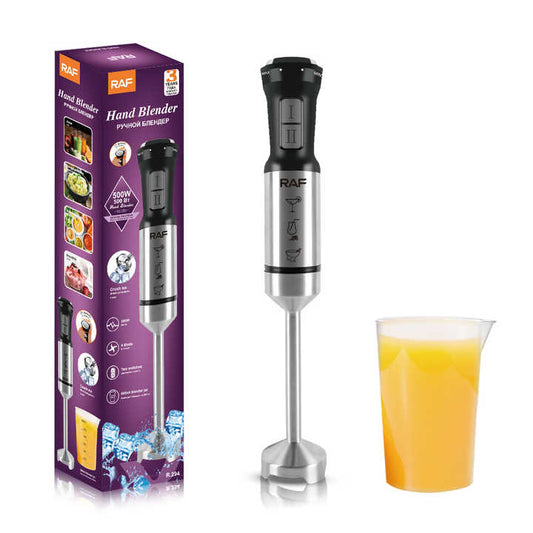 RAF Best Selling 4 Blades Electric Juicer MixerFruit Hand Stick Blender Immersion Blender R9294