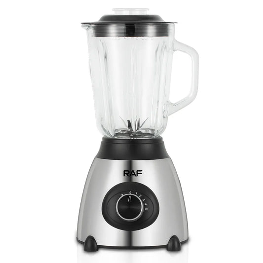 RAF R-9295 1000W Hot Sale Home Glasses Blender Glass Fresh Juicer Smoothie Blender With Glass Double Jar High Quality